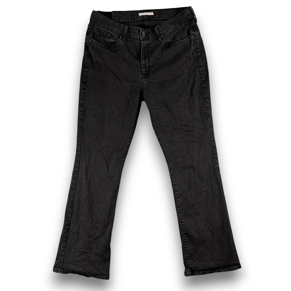 Signature by Levi Strauss & Co. Classic Bootcut Jeans Mens 16M 33x32 Black Denim